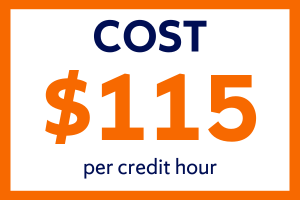 Cost: $115 per credit hour