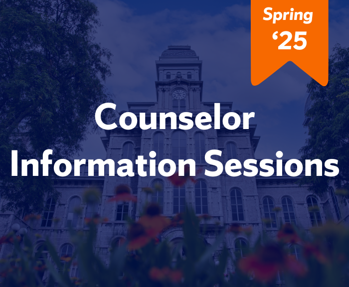 Counselor Information Sessions