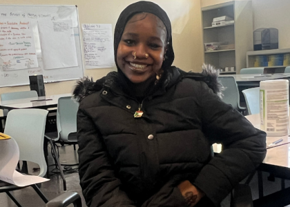 Nottinham student, Issrah Ismail
