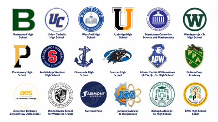 School logos of the new SUPA partner schools.